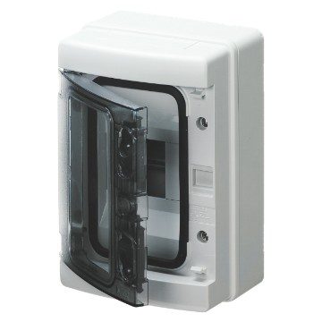 GEWISS GW40101 Rozvodnice 40 CDK na omítku, 4M, IP65, šedá, s dvířky GEWISS GW40101 Rozvodnice 40 CDK na omítku, 4M, IP65, šedá, s dvířky